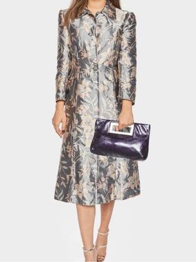 MICHAEL Michael Kors Purple Patent Leather Berkley Clutch